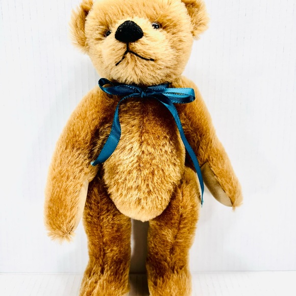 Artist Bear Bev Wright 11” Brown Mohair Jointed Teddy Bear 1988 Bear #1636